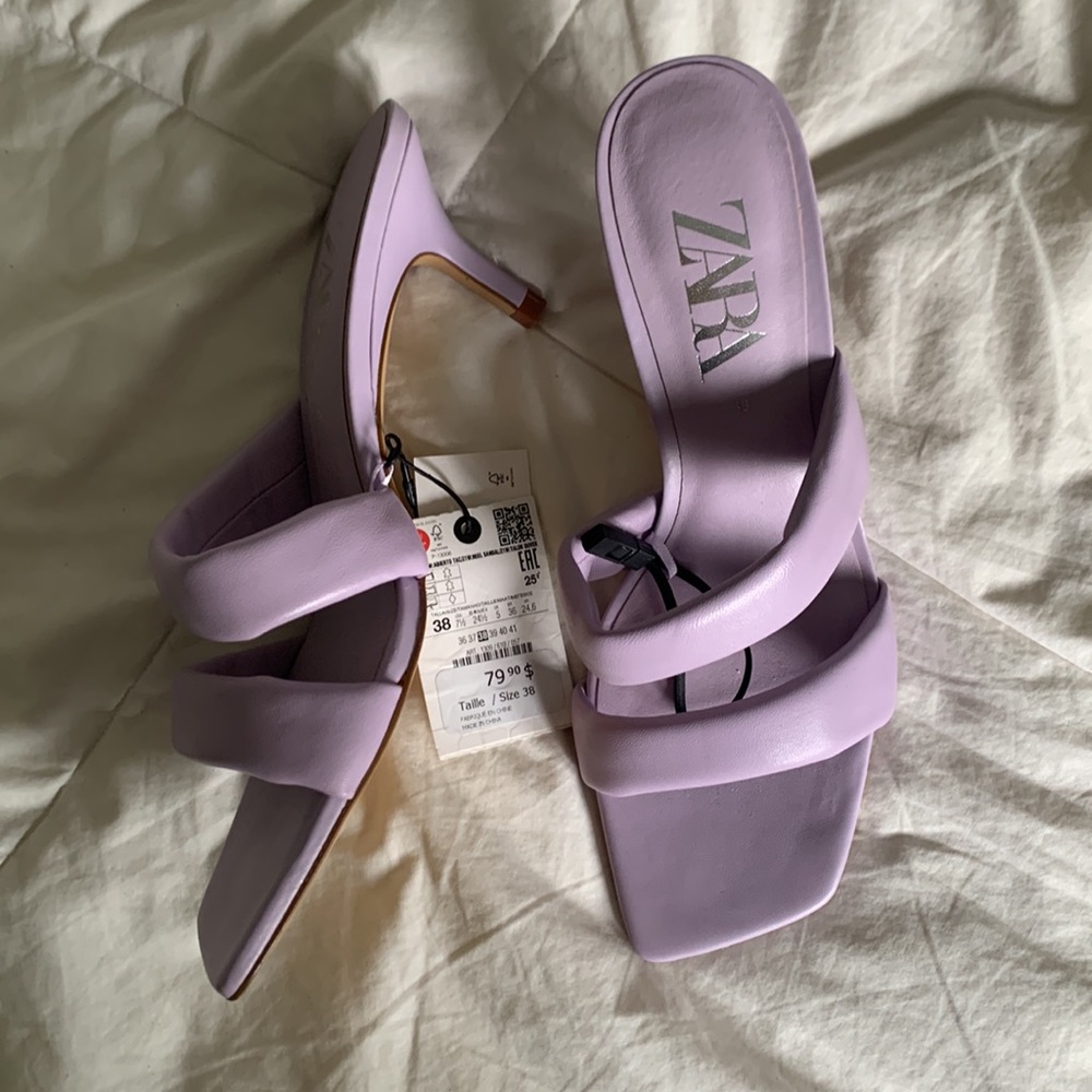 Purple Puffer Cloud Heels - Picture 4 of 6
